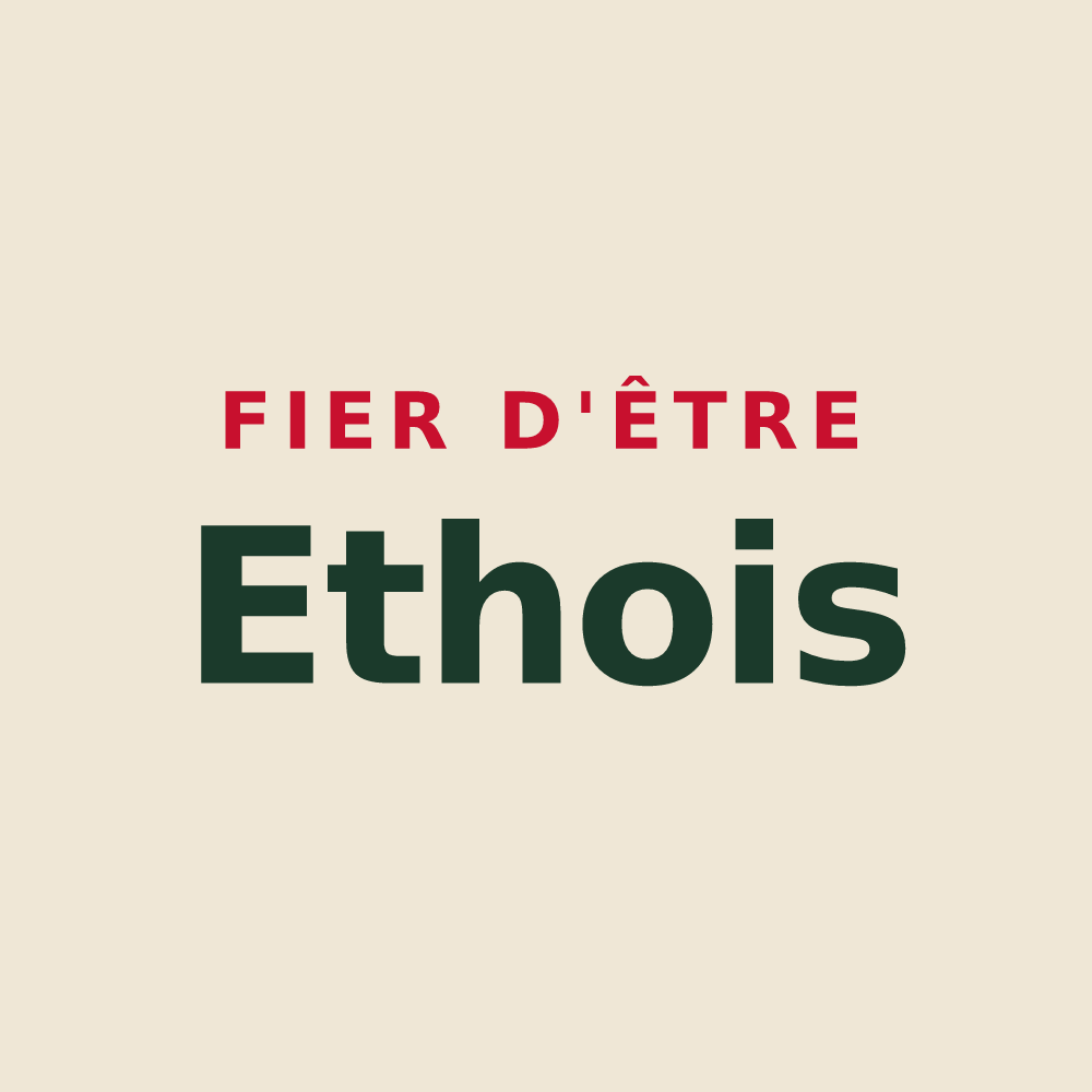 Tote bag « Fier d'être Ethois » — design pour Eth