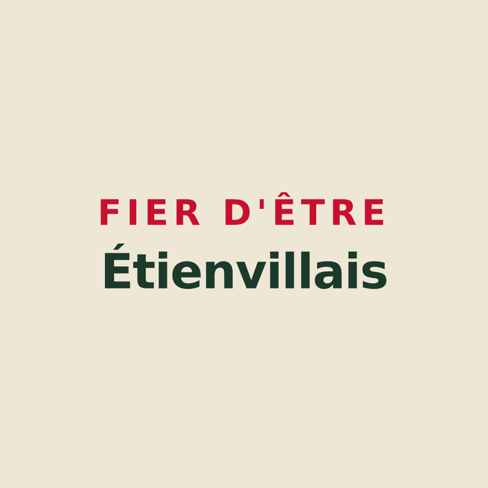 Tote bag « Fier d'être Étienvillais » — design pour Étienville