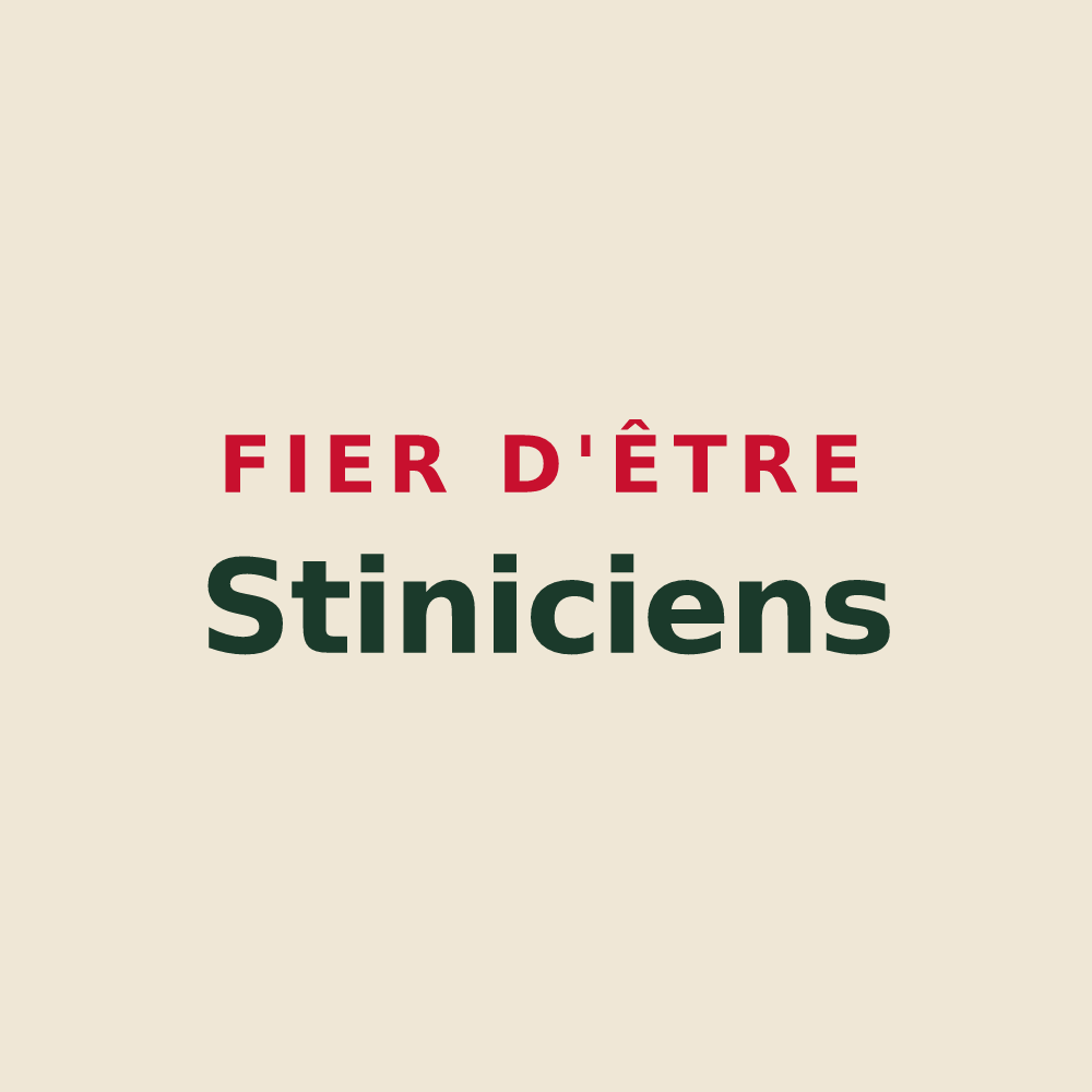 Tote bag « Fier d'être Stiniciens » — design pour Étigny