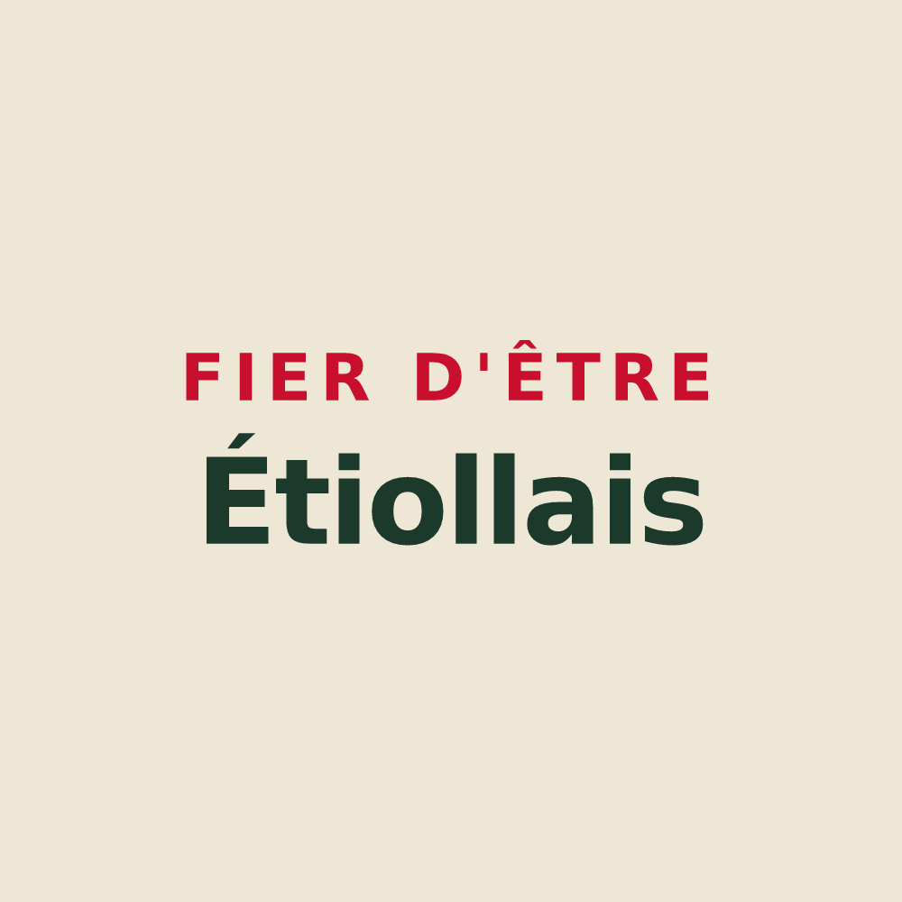 Tote bag « Fier d'être Étiollais » — design pour Étiolles