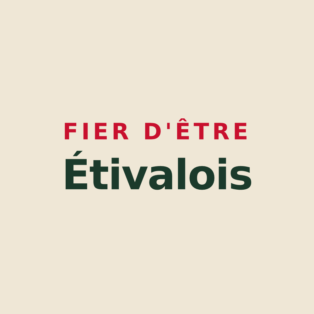 Tote bag « Fier d'être Étivalois » — design pour Étival-lès-le-Mans