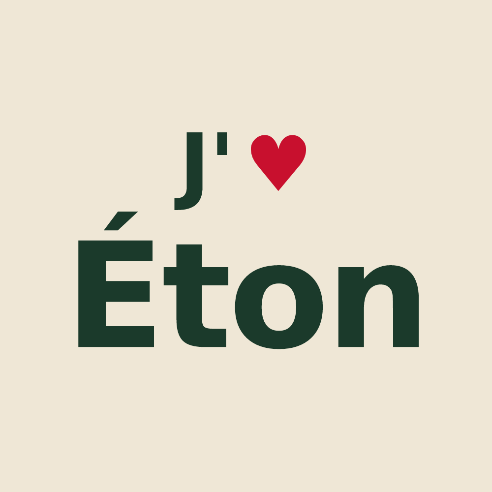 Tote bag personnalisé Éton — design J'aime Éton