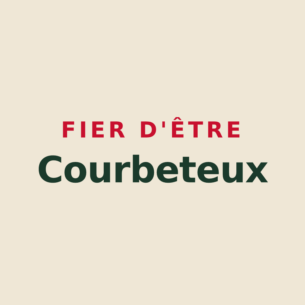 Tote bag « Fier d'être Courbeteux » — design pour Étrœungt