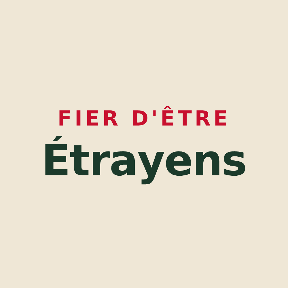 Tote bag « Fier d'être Étrayens » — design pour Étraye
