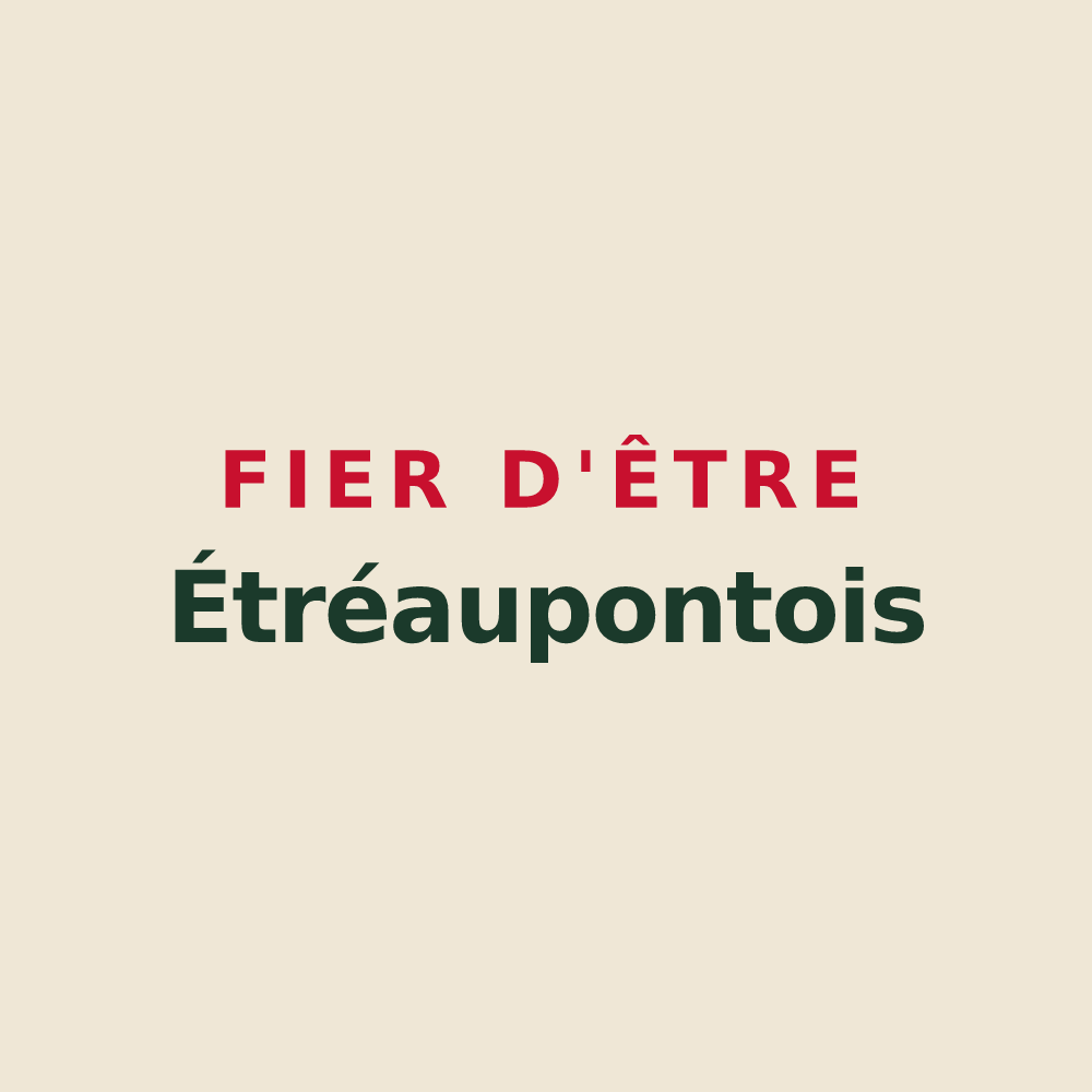 Tote bag « Fier d'être Étréaupontois » — design pour Étréaupont