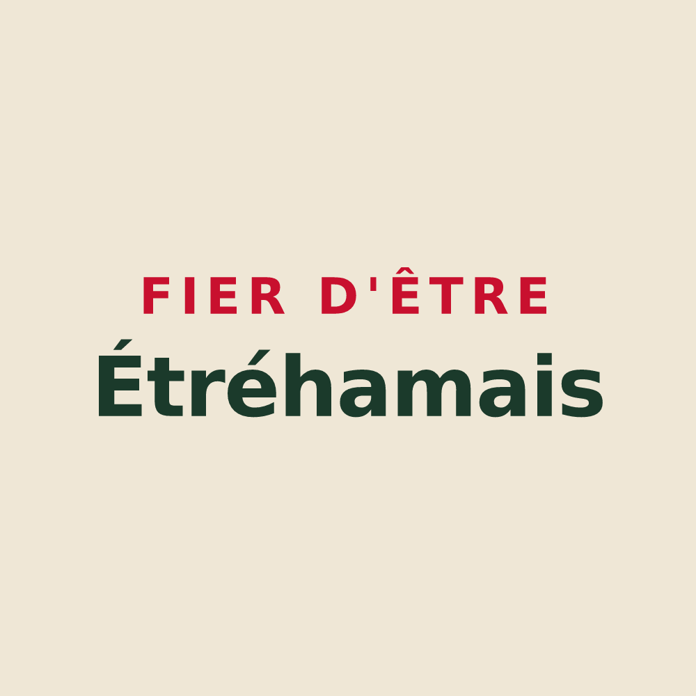 Tote bag « Fier d'être Étréhamais » — design pour Étréham