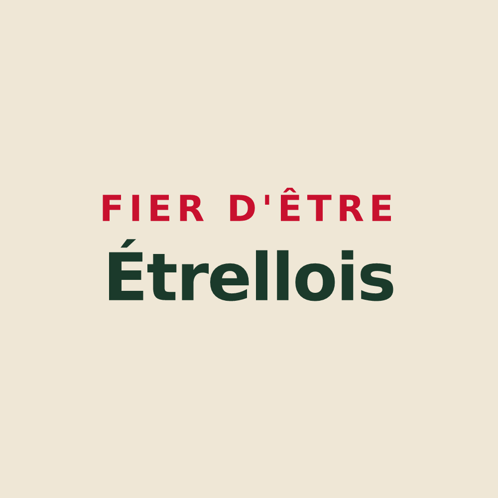 Tote bag « Fier d'être Étrellois » — design pour Étrelles-sur-Aube