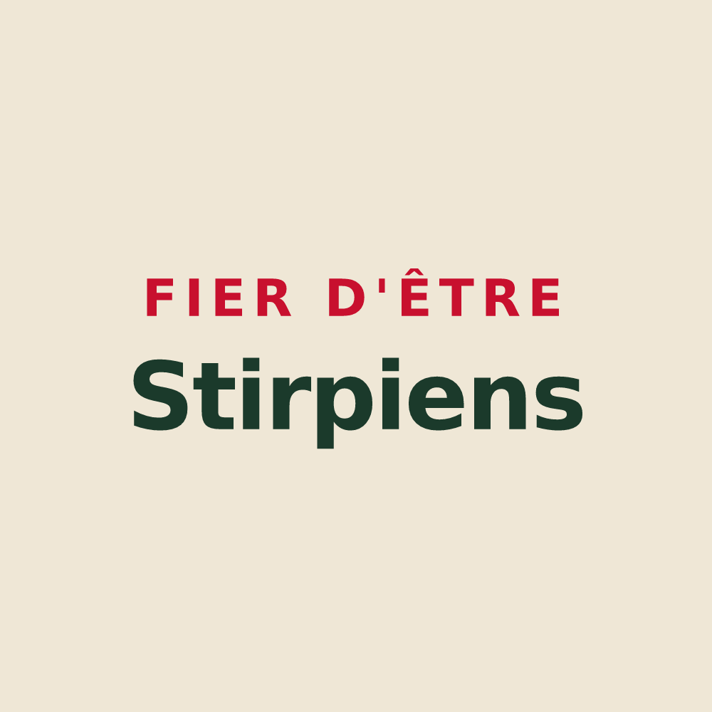 Tote bag « Fier d'être Stirpiens » — design pour Étrepy