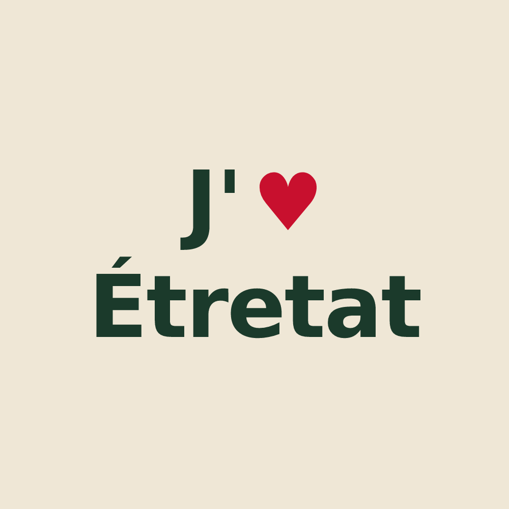 Tote bag personnalisé Étretat — design J'aime Étretat