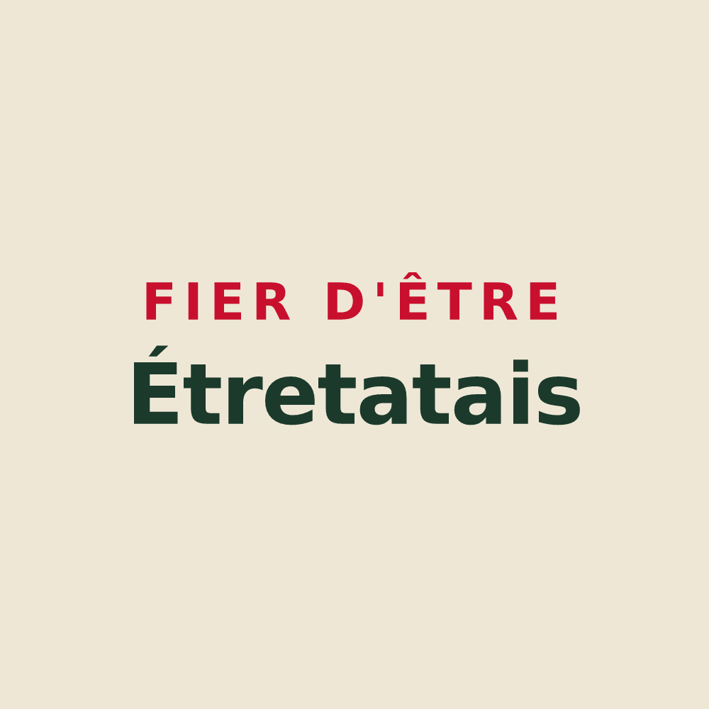 Tote bag « Fier d'être Étretatais » — design pour Étretat