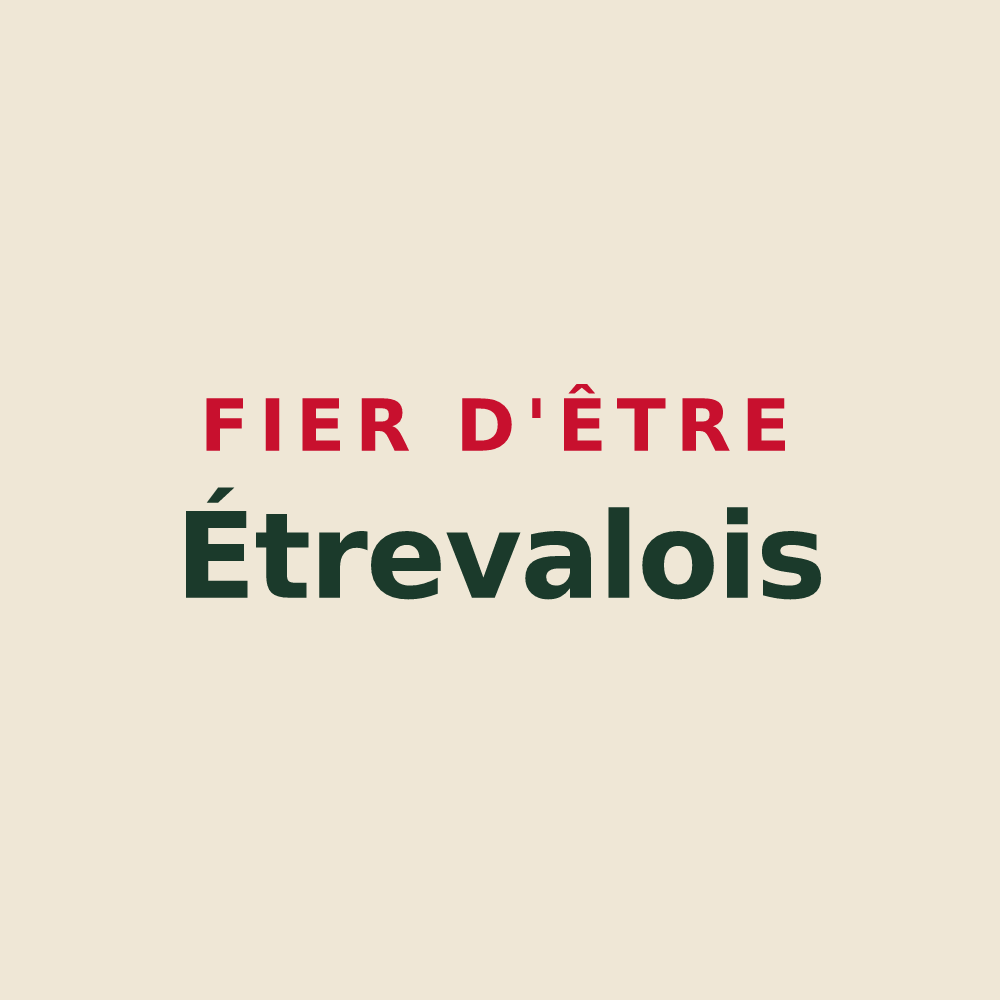 Tote bag « Fier d'être Étrevalois » — design pour Étreval