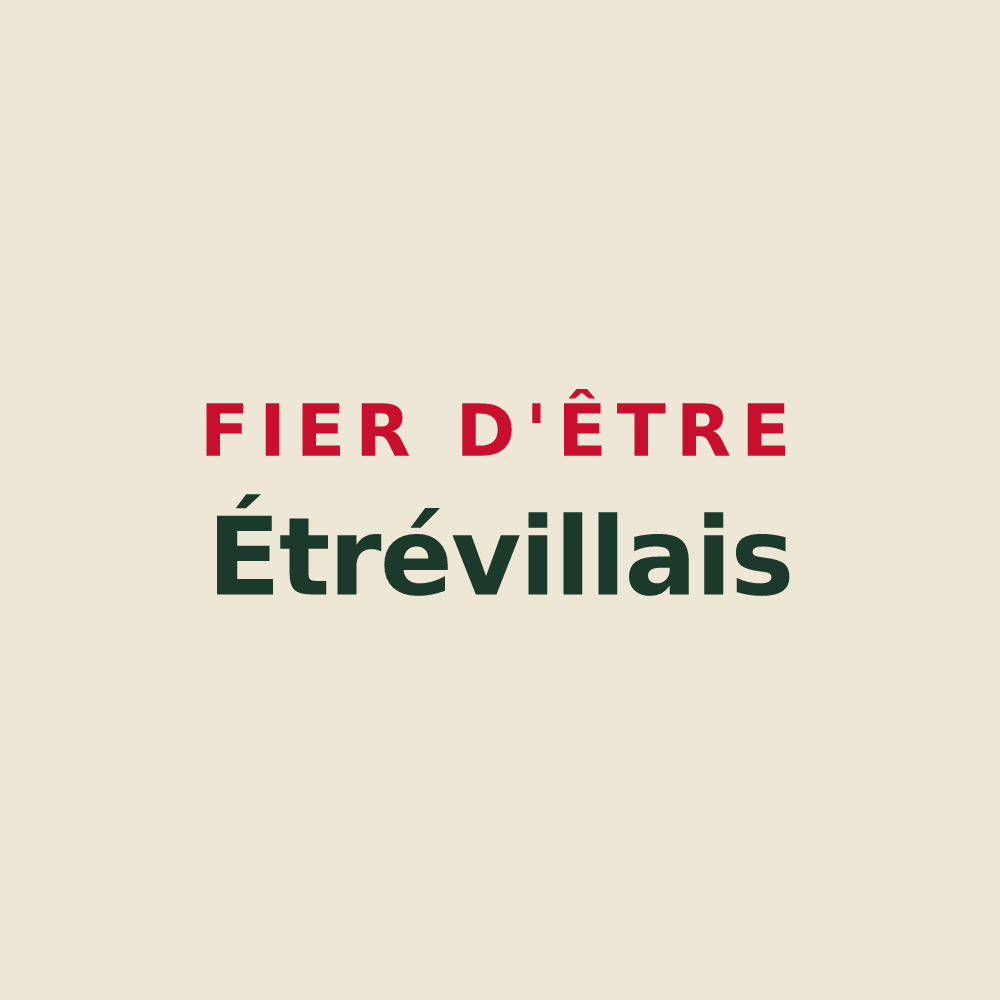 Tote bag « Fier d'être Étrévillais » — design pour Étréville