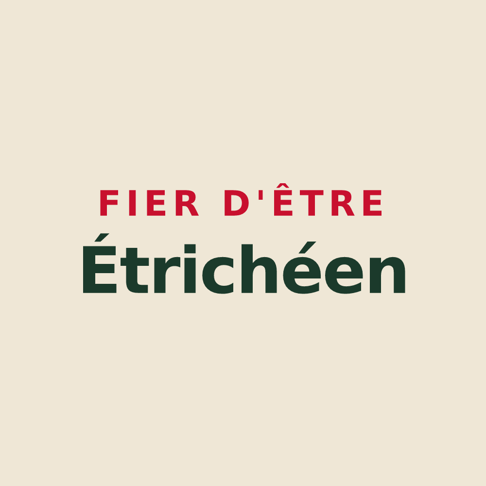 Tote bag « Fier d'être Étrichéen » — design pour Étriché