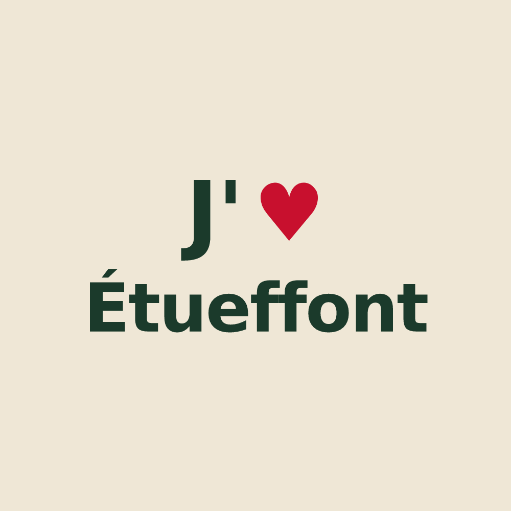 Tote bag personnalisé Étueffont — design J'aime Étueffont