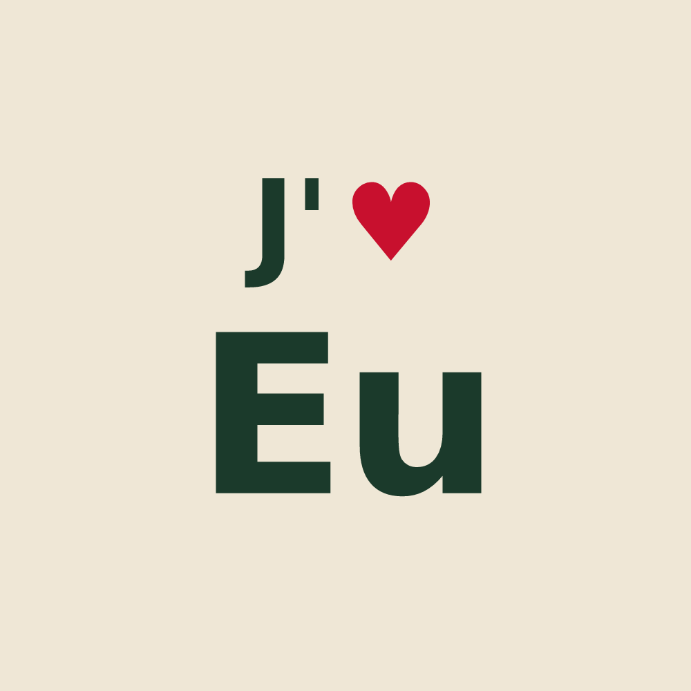 Tote bag personnalisé Eu — design J'aime Eu
