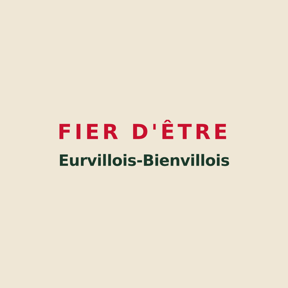 Tote bag « Fier d'être Eurvillois-Bienvillois » — design pour Eurville-Bienville