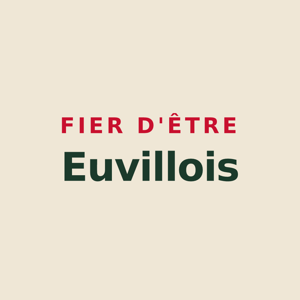 Tote bag « Fier d'être Euvillois » — design pour Euville