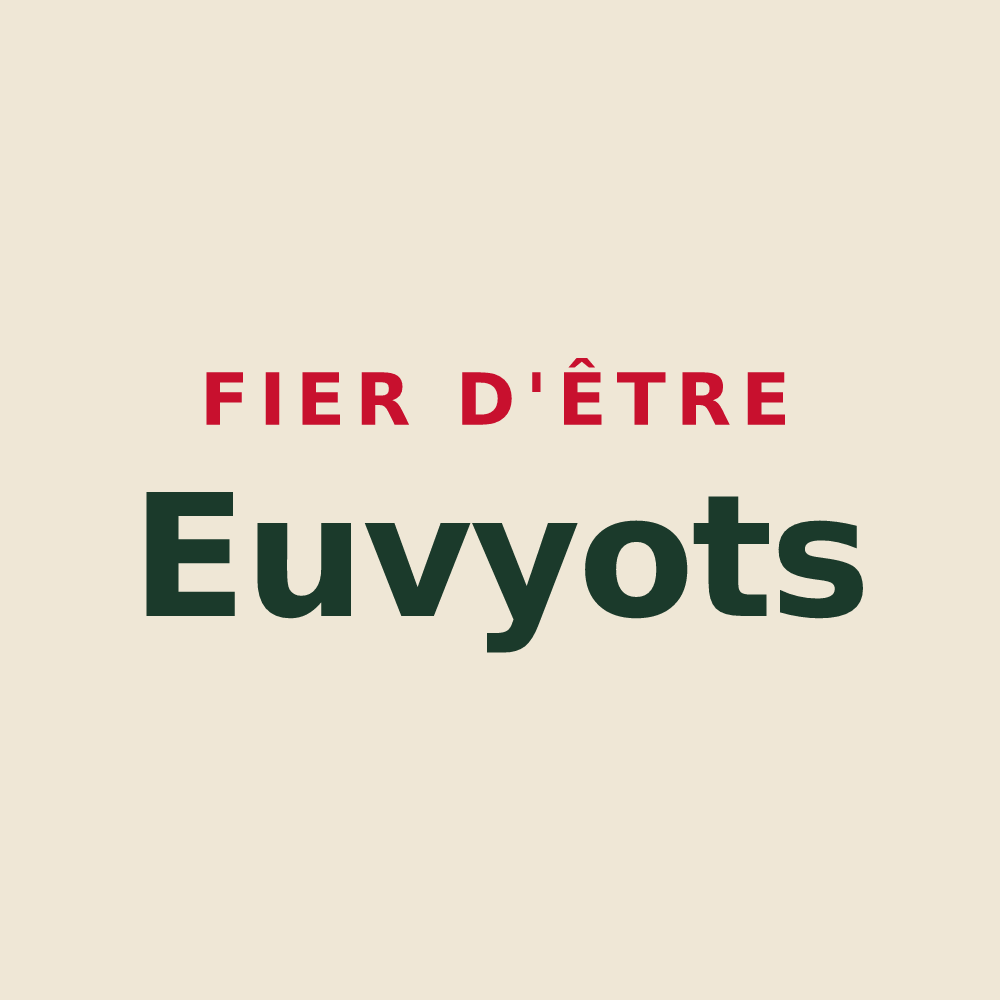 Tote bag « Fier d'être Euvyots » — design pour Euvy