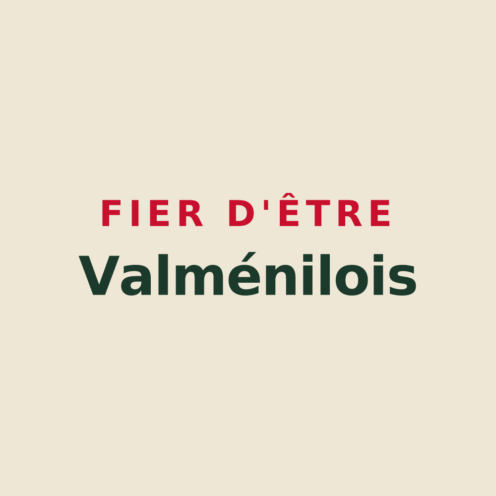 Tote bag « Fier d'être Valménilois » — design pour Évaux-et-Ménil