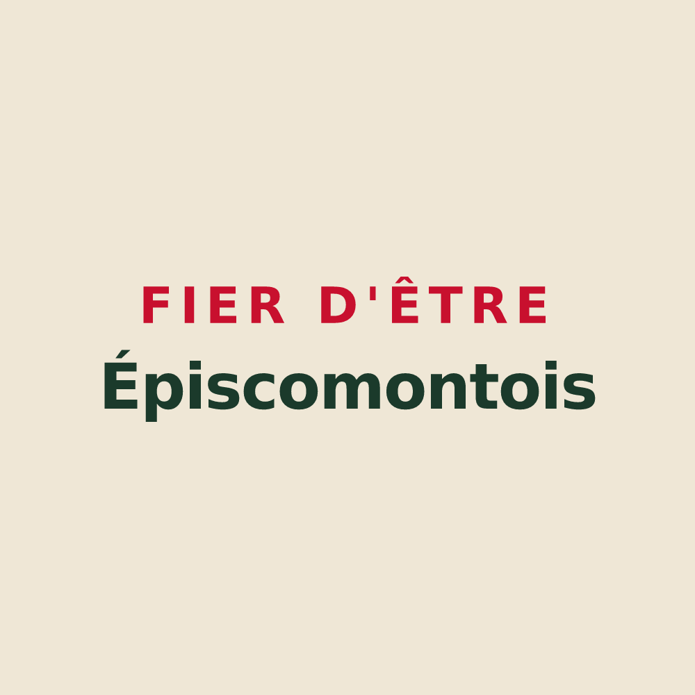 Tote bag « Fier d'être Épiscomontois » — design pour Évecquemont