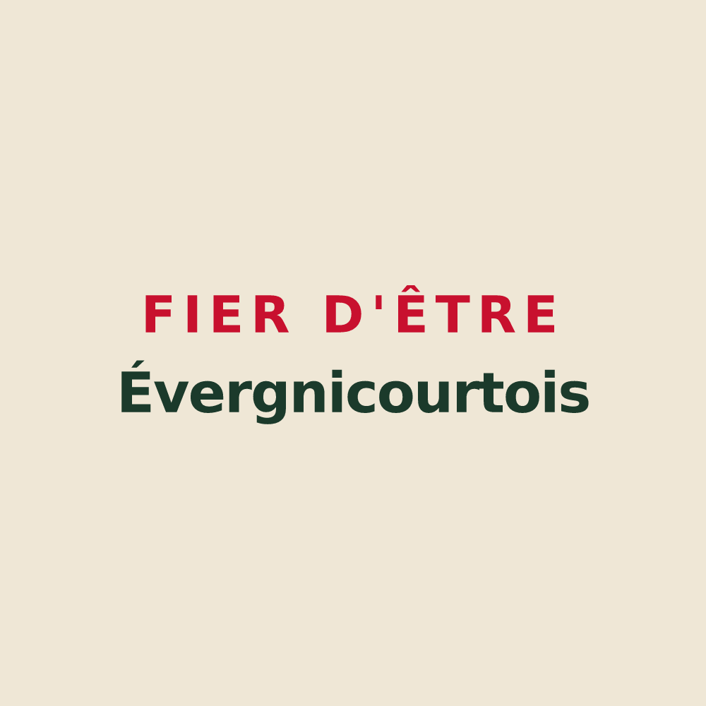 Tote bag « Fier d'être Évergnicourtois » — design pour Évergnicourt