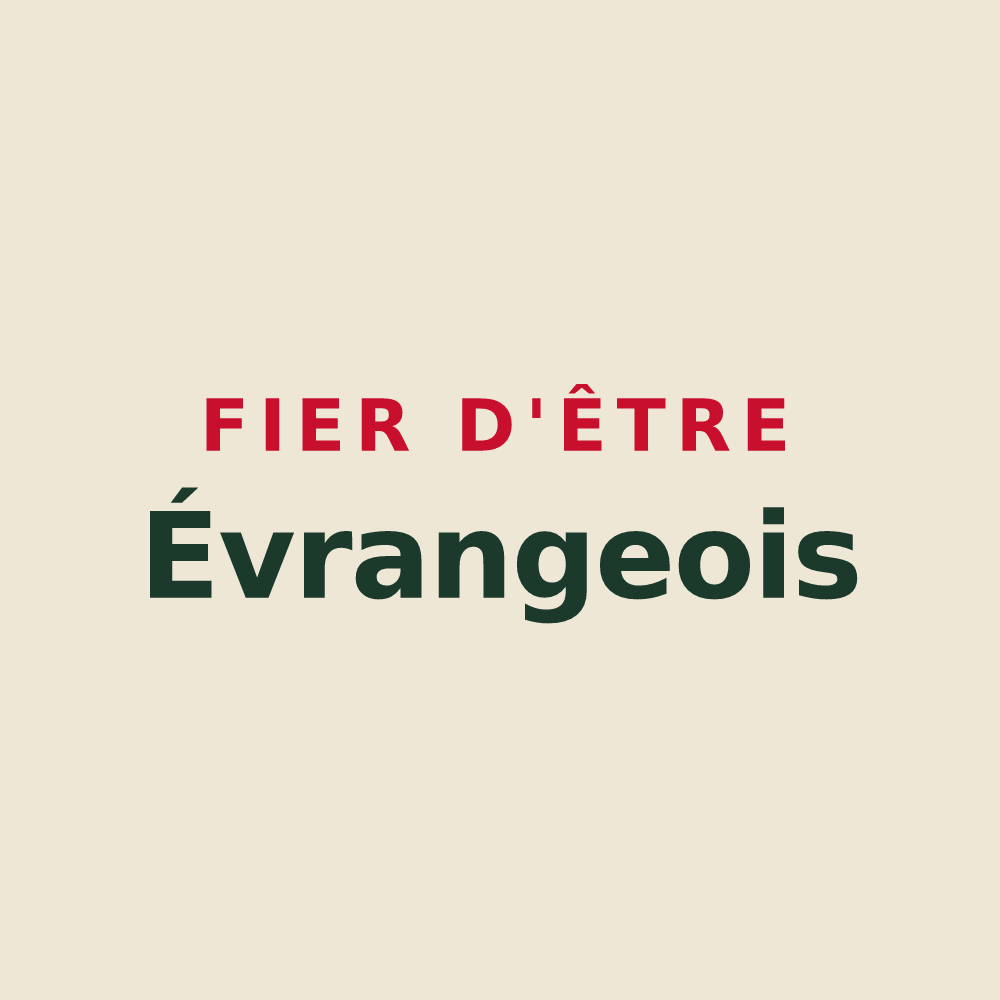 Tote bag « Fier d'être Évrangeois » — design pour Évrange