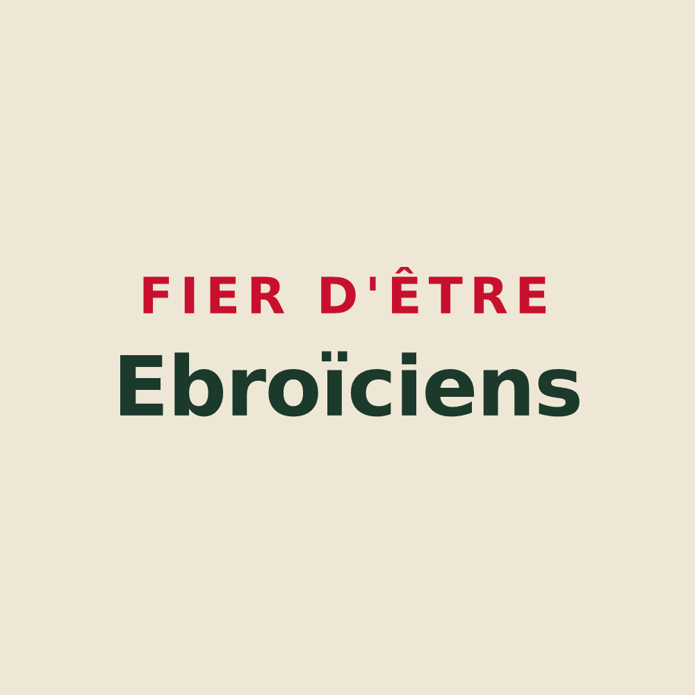 Tote bag « Fier d'être Ebroïciens » — design pour Évricourt