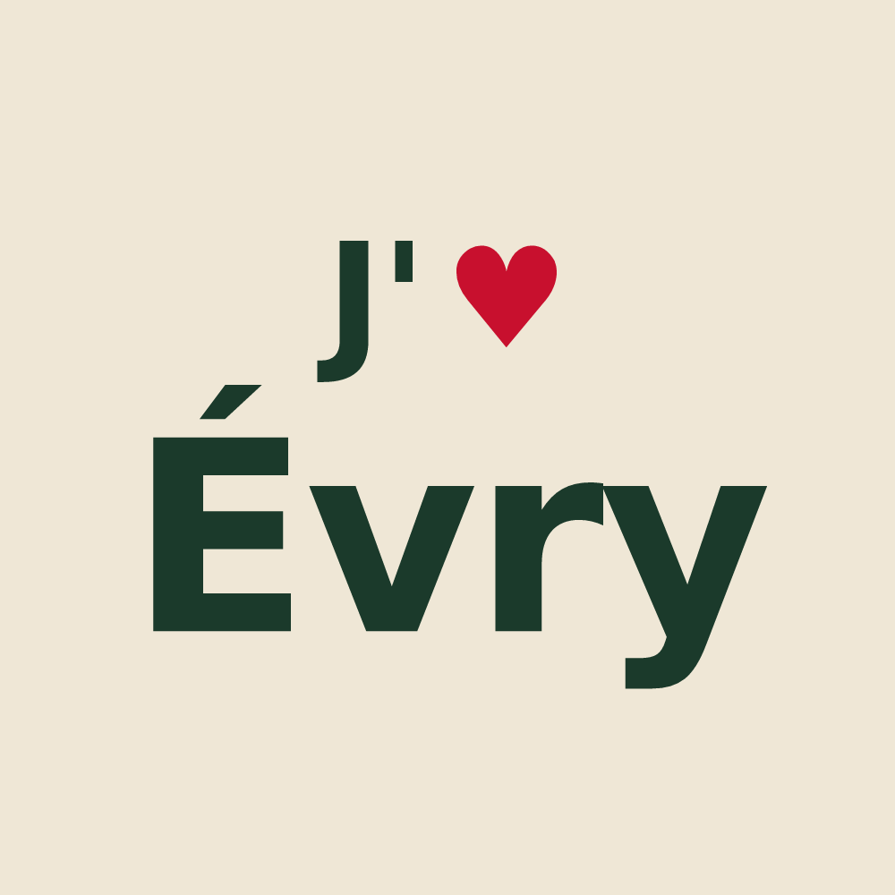 Tote bag personnalisé Évry — design J'aime Évry