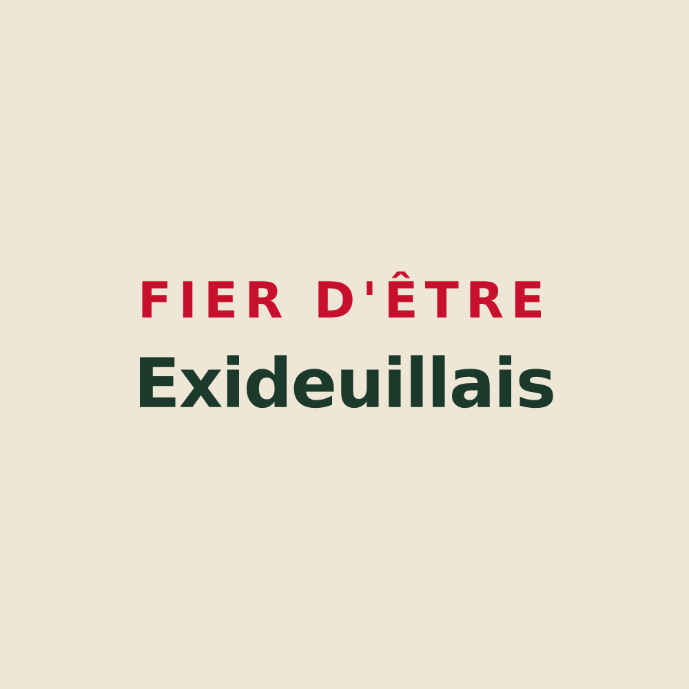 Tote bag « Fier d'être Exideuillais » — design pour Exideuil-sur-Vienne