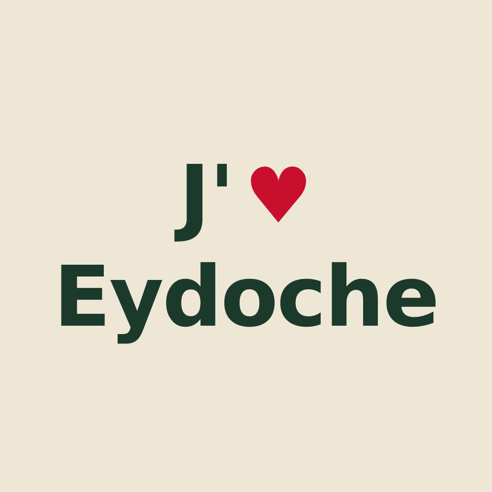 Tote bag personnalisé Eydoche — design J'aime Eydoche