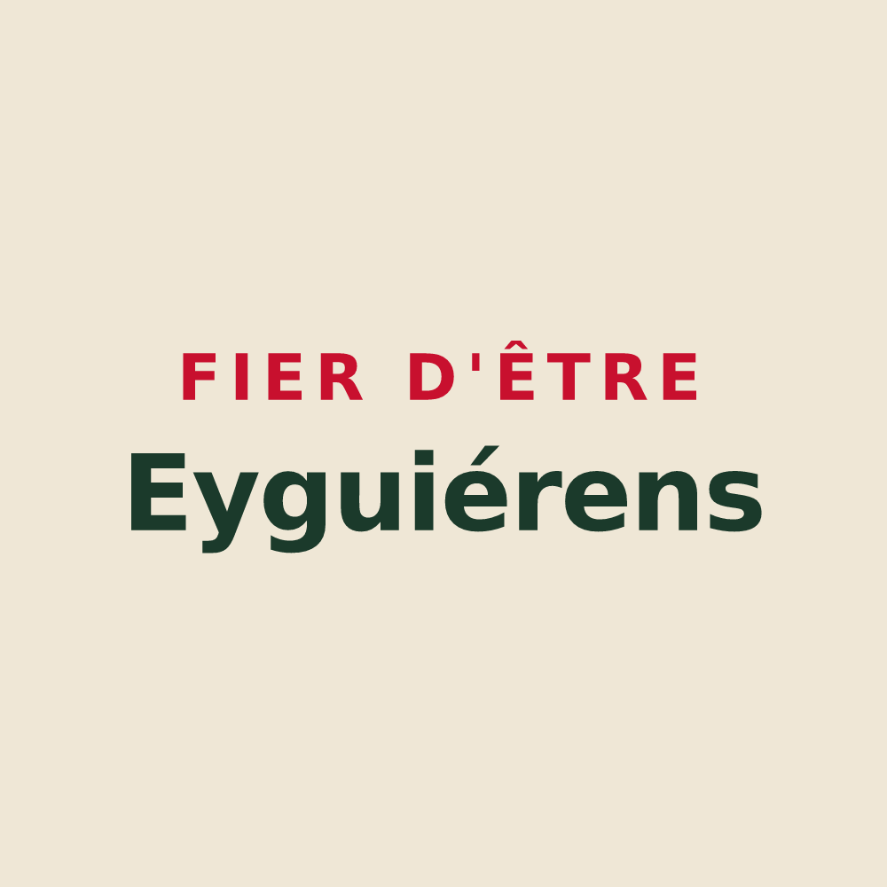 Tote bag « Fier d'être Eyguiérens » — design pour Eyguières