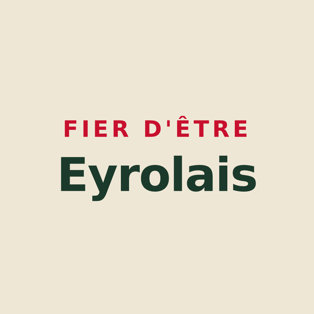 Tote bag « Fier d'être Eyrolais » — design pour Eyroles