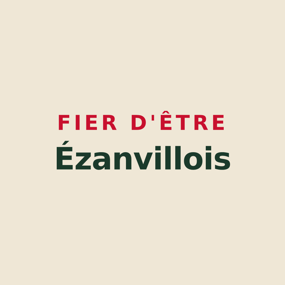 Tote bag « Fier d'être Ézanvillois » — design pour Ézanville