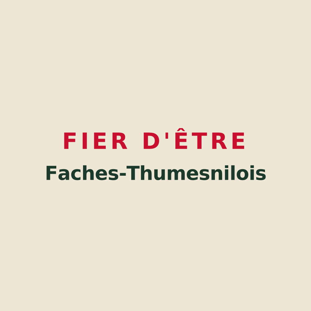 Tote bag « Fier d'être Faches-Thumesnilois » — design pour Faches-Thumesnil