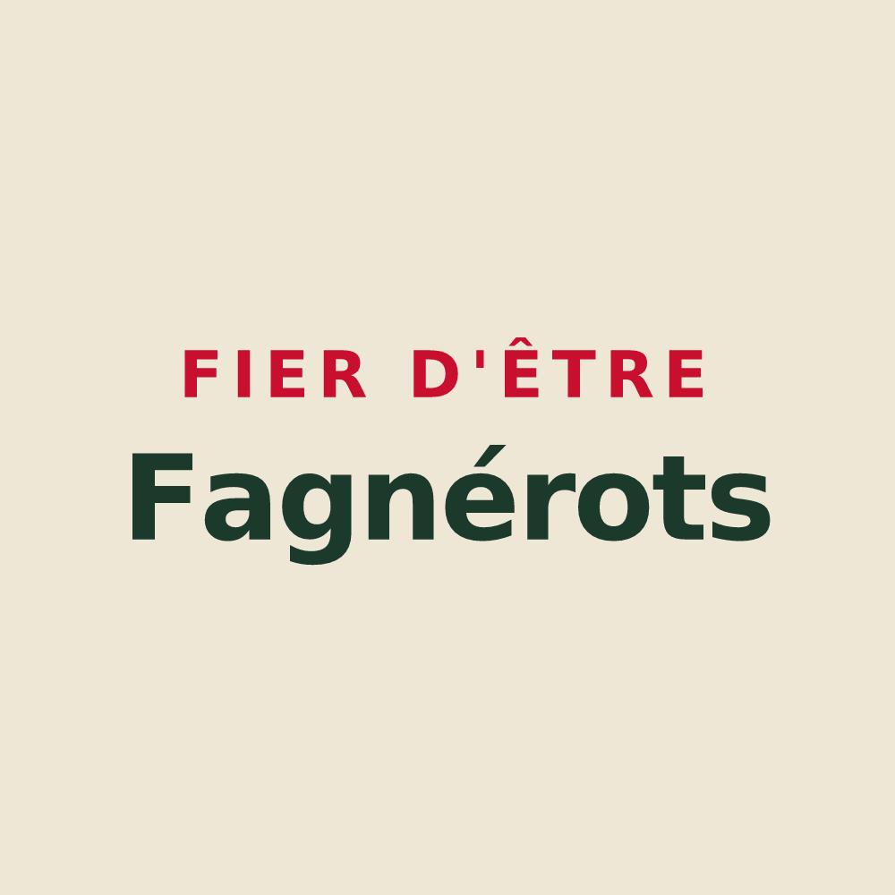 Tote bag « Fier d'être Fagnérots » — design pour Fagnières