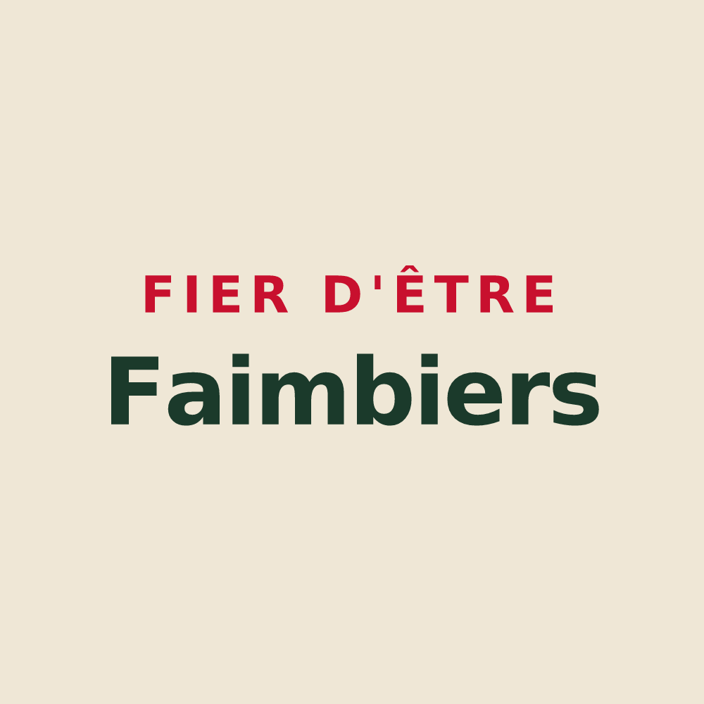 Tote bag « Fier d'être Faimbiers » — design pour Faimbe