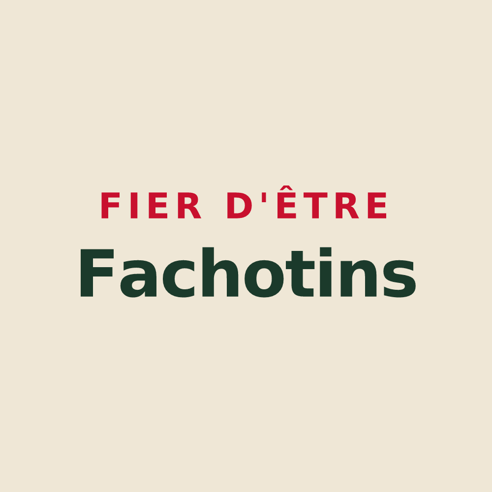 Tote bag « Fier d'être Fachotins » — design pour Faissault