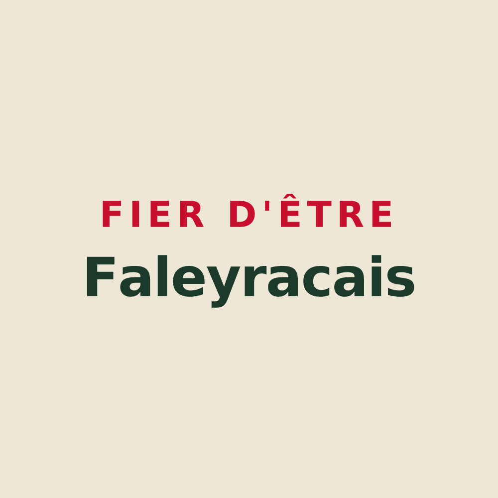 Tote bag « Fier d'être Faleyracais » — design pour Faleyras