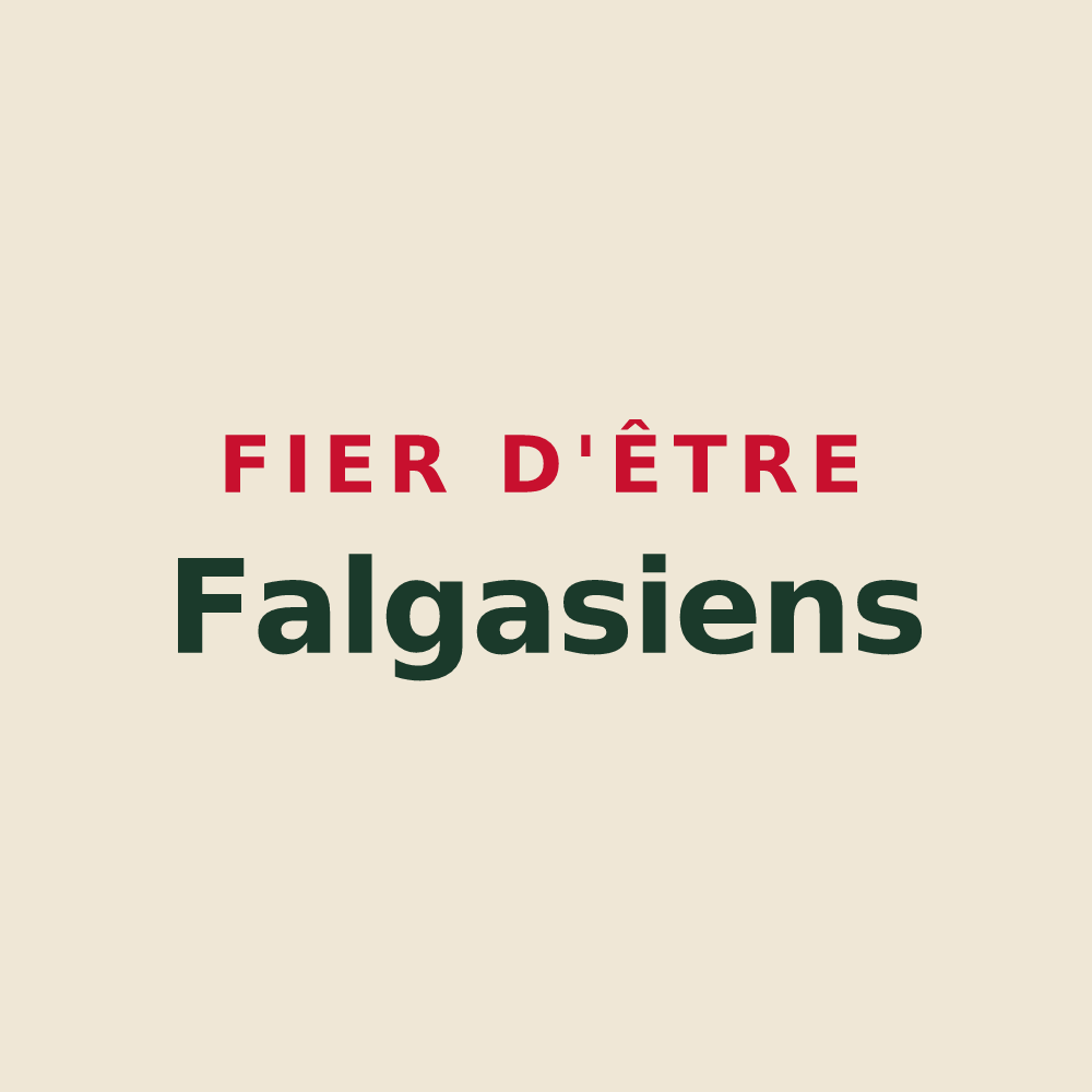 Tote bag « Fier d'être Falgasiens » — design pour Falga