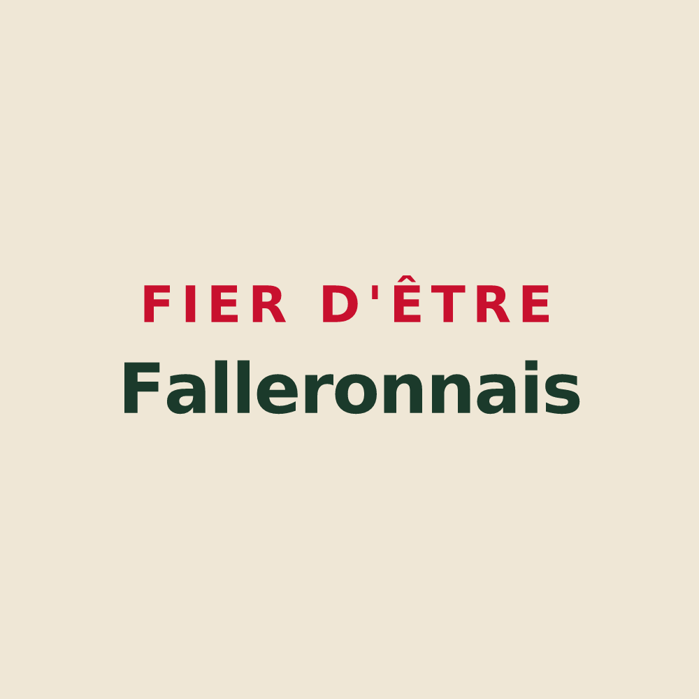 Tote bag « Fier d'être Falleronnais » — design pour Falleron