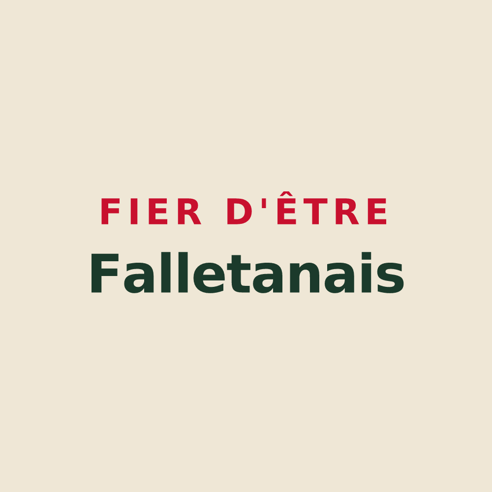 Tote bag « Fier d'être Falletanais » — design pour Falletans