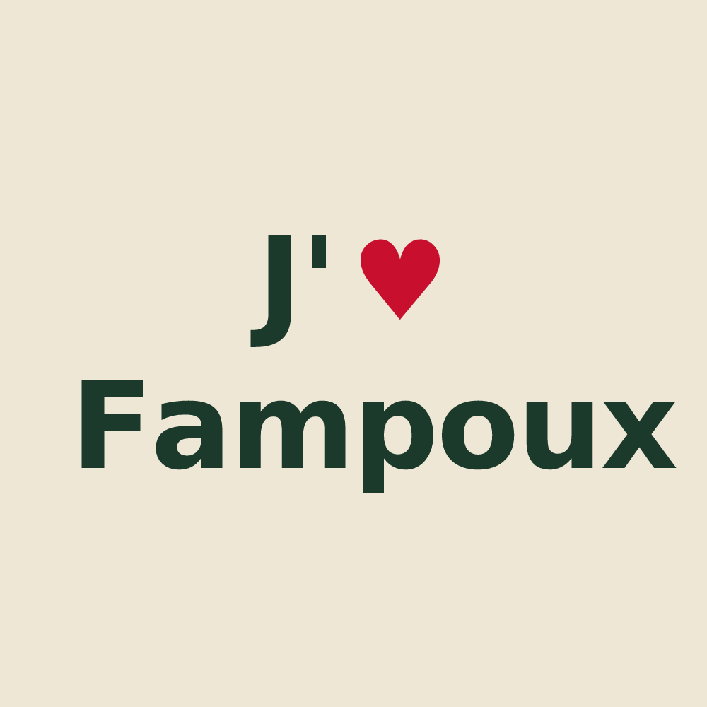 Tote bag personnalisé Fampoux — design J'aime Fampoux