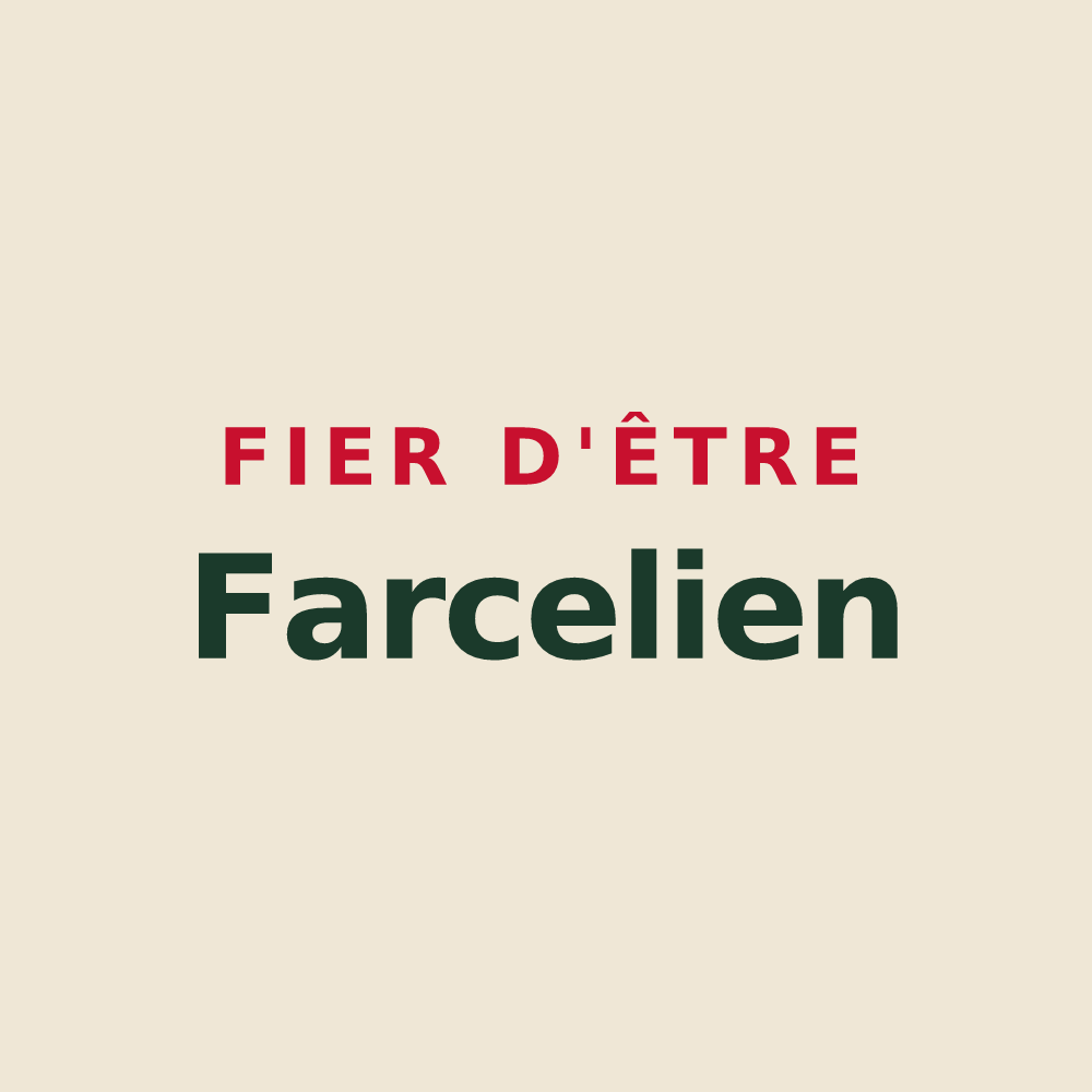 Tote bag « Fier d'être Farcelien » — design pour Farceaux