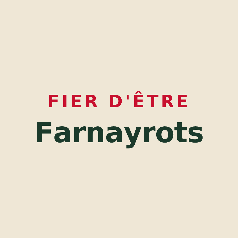 Tote bag « Fier d'être Farnayrots » — design pour Farnay
