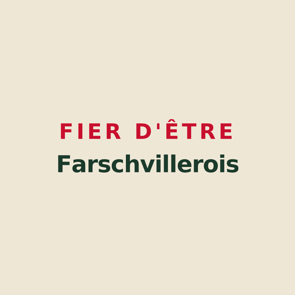 Tote bag « Fier d'être Farschvillerois » — design pour Farschviller