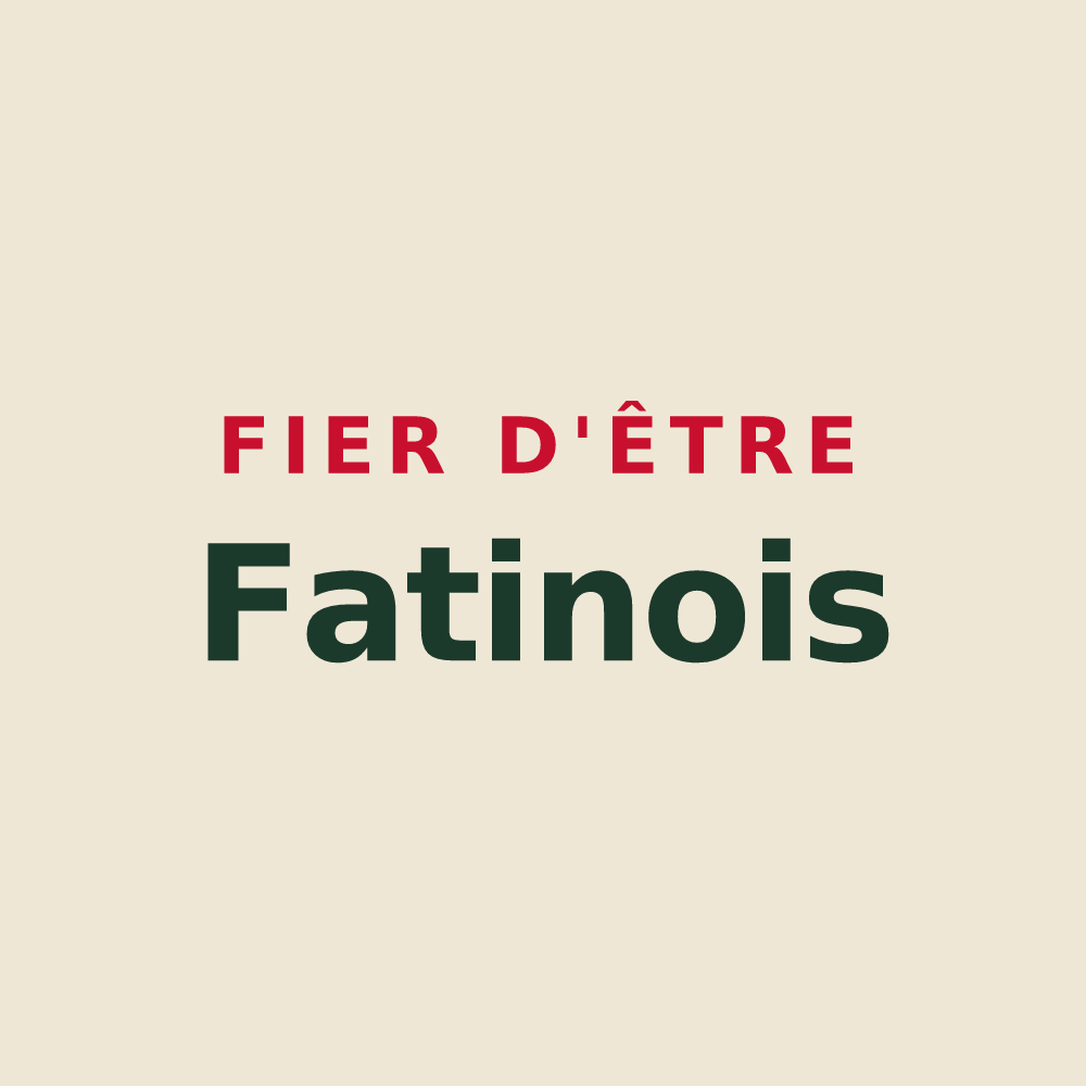 Tote bag « Fier d'être Fatinois » — design pour Fatines