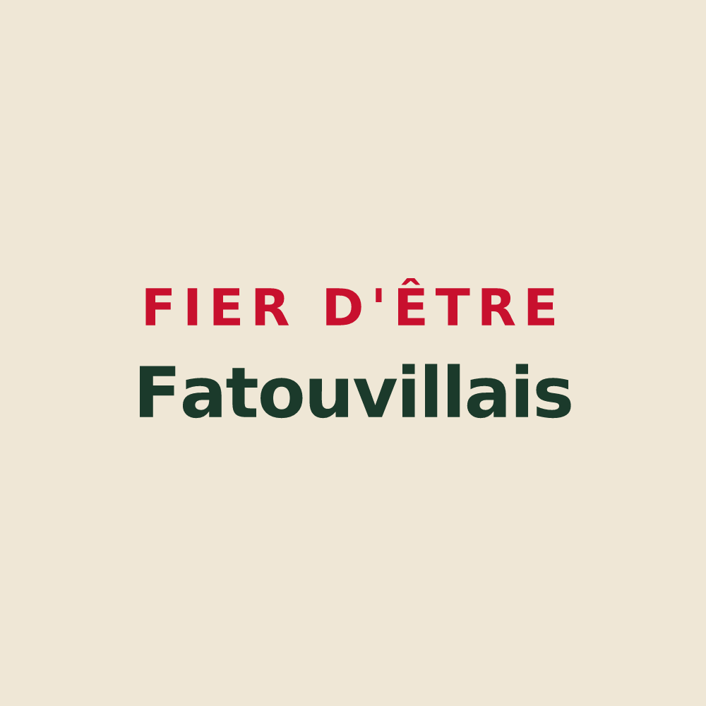 Tote bag « Fier d'être Fatouvillais » — design pour Fatouville-Grestain