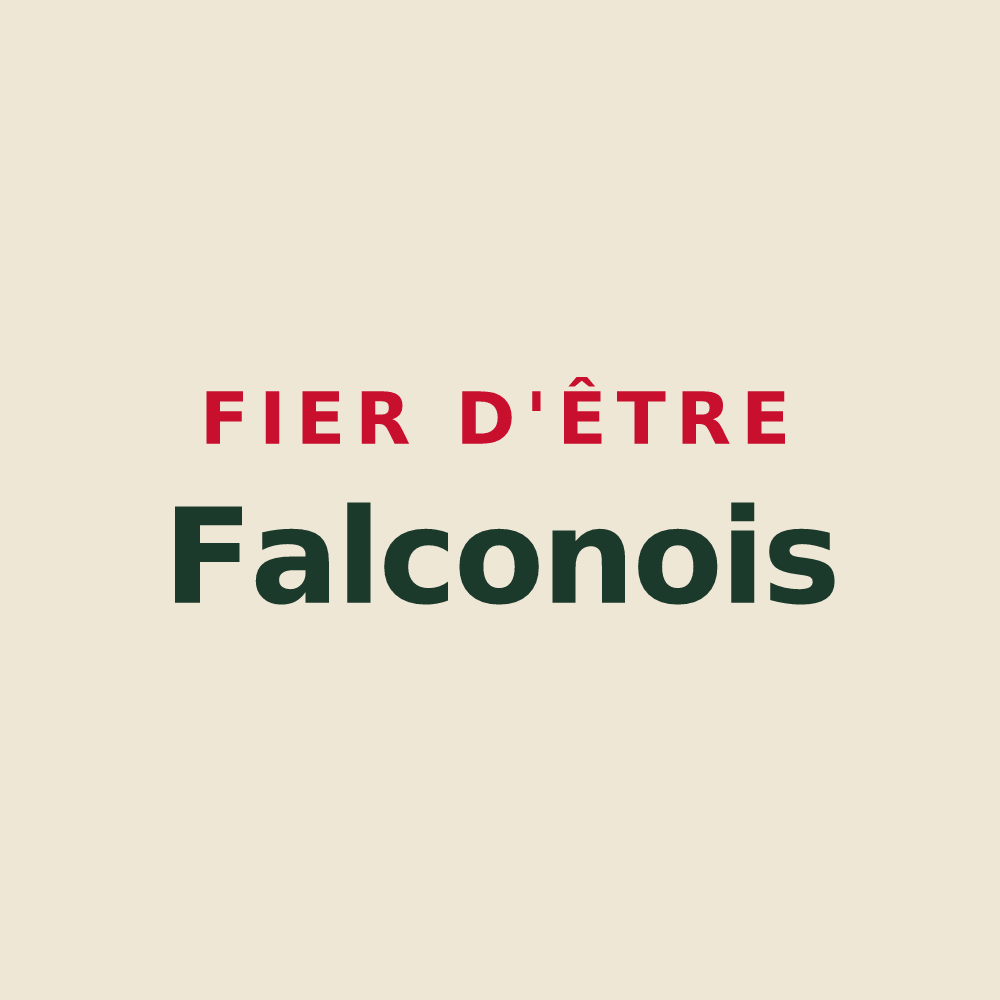 Tote bag « Fier d'être Falconois » — design pour Faucompierre