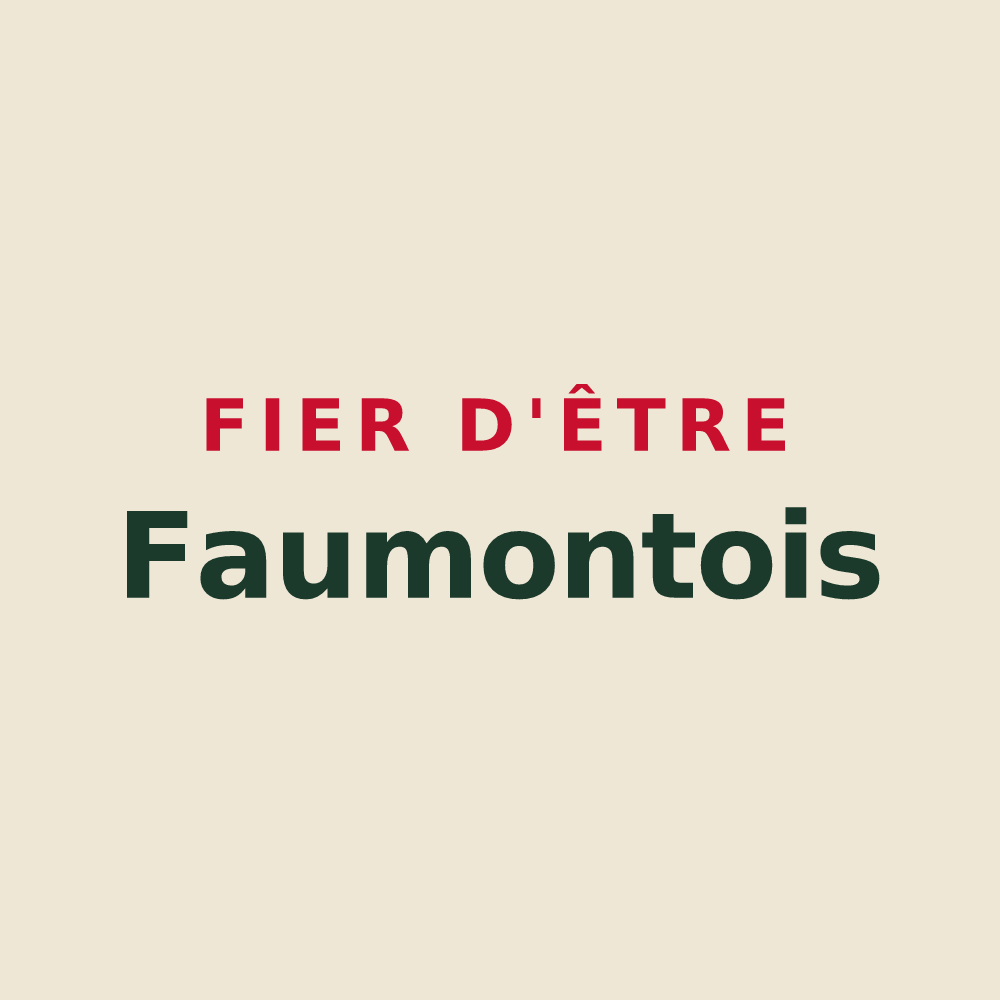 Tote bag « Fier d'être Faumontois » — design pour Faumont