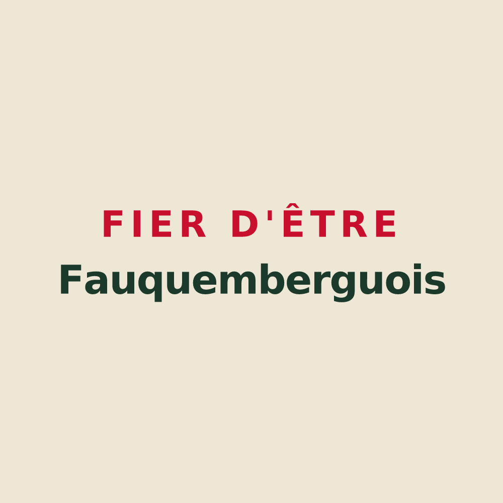 Tote bag « Fier d'être Fauquemberguois » — design pour Fauquembergues